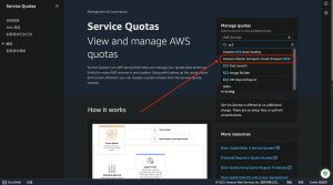 查看AWS账号配额（多少v）-THsInk